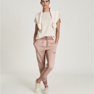 Pink Reiss sweatpants